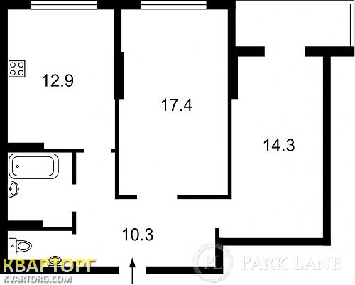 Sell 2-room apartment. Киев,  Феодосийская — photo 2