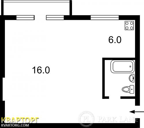 Sell 1-room apartment. Киев,  Киквидзе — photo 2