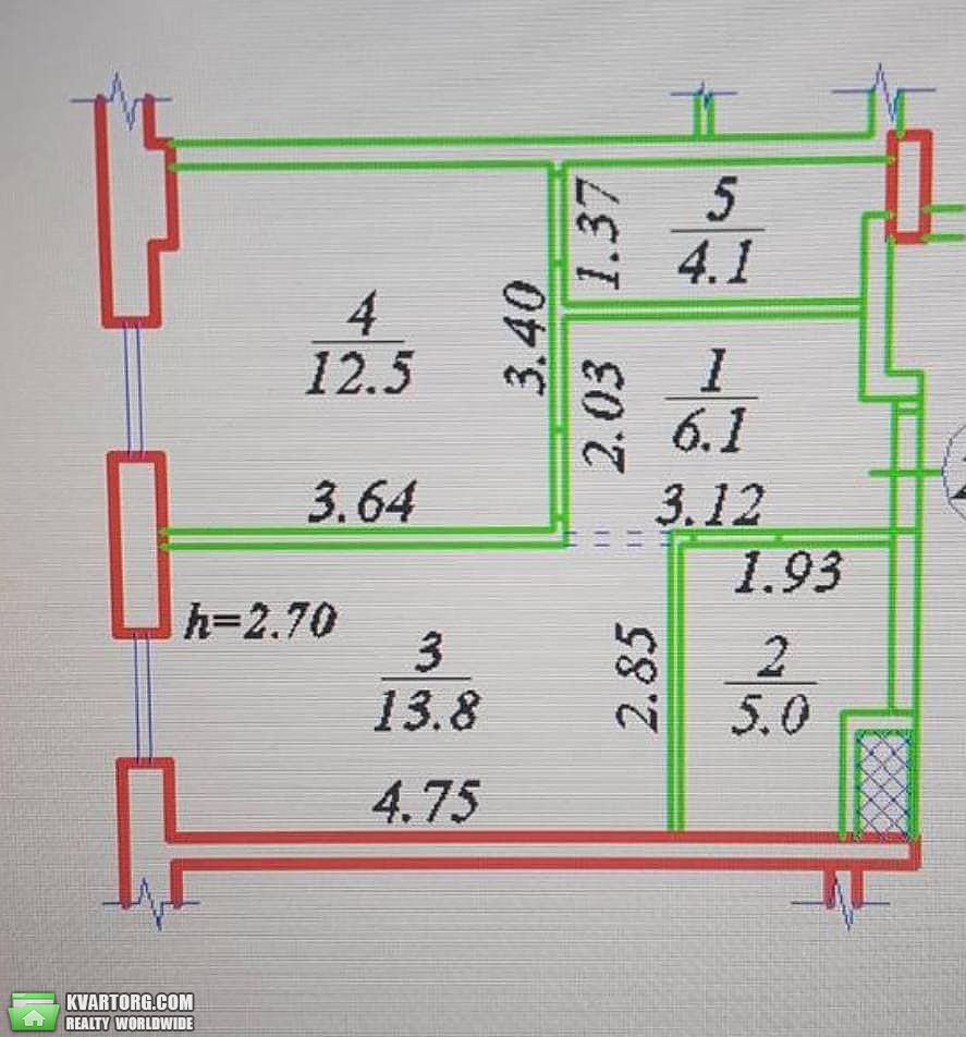 Sell 1-room apartment. Днепропетровск, Набережнфя победы — photo 3