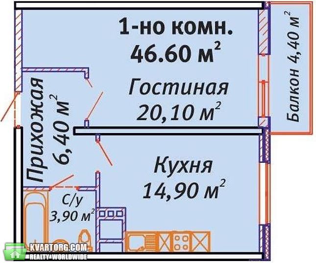 Sell 1-room apartment. Одесса, Среднефонтанская — photo 2