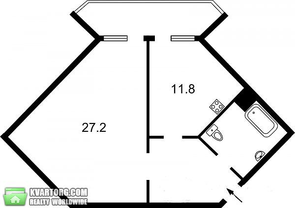 Sell 1-room apartment. Киев,  Ломоносова — photo 2