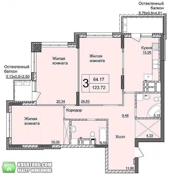 Sell 3-room apartment. Киев,  Драгомирова — photo 1