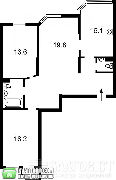 Sell 3-room apartment. Киев, Вільямса Академіка — photo 7