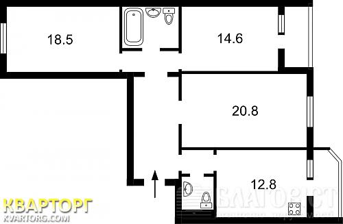 Sell 3-room apartment. Киев, Вишняковская — photo 2