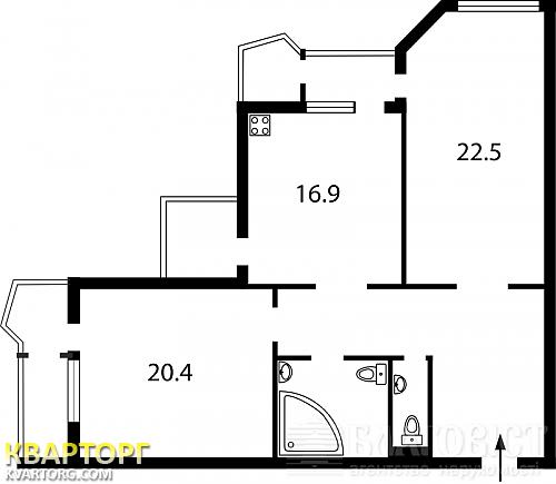 Sell 2-room apartment. Киев,  Кудряшова — photo 7
