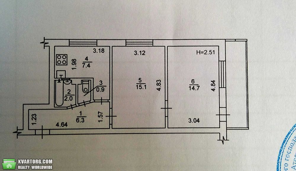Sell 2-room apartment. Киев,  Волгоградская — photo 7