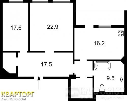 Sell 2-room apartment. Киев,  Дружбы Народов бул — photo 2