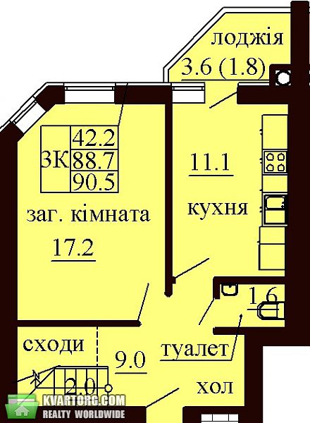 продам 3-комнатную квартиру. Киев,  Боголюбова - фото 2