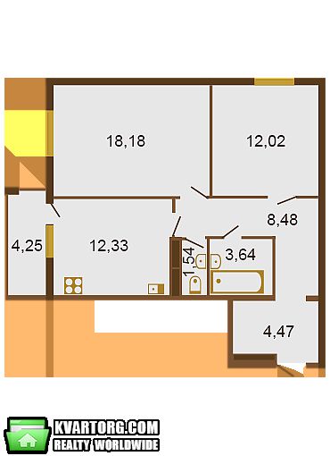 Sell 2-room apartment. Киев, Чубинского — photo 1