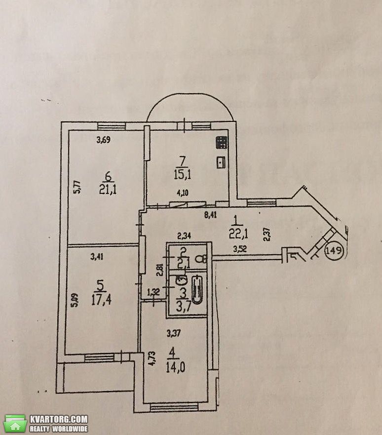 Sell 3-room apartment. Киев,  Саперно-Слободская — photo 7