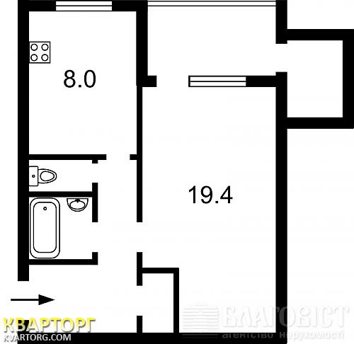 Sell 1-room apartment. Киев,  Пожарского — photo 2