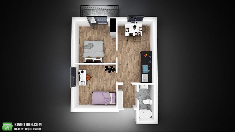 Rent out 2-room apartment. Одесса, Юбилейный переулок — photo 3