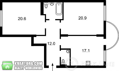 Sell 2-room apartment. Киев, Феодосийский пер — photo 3