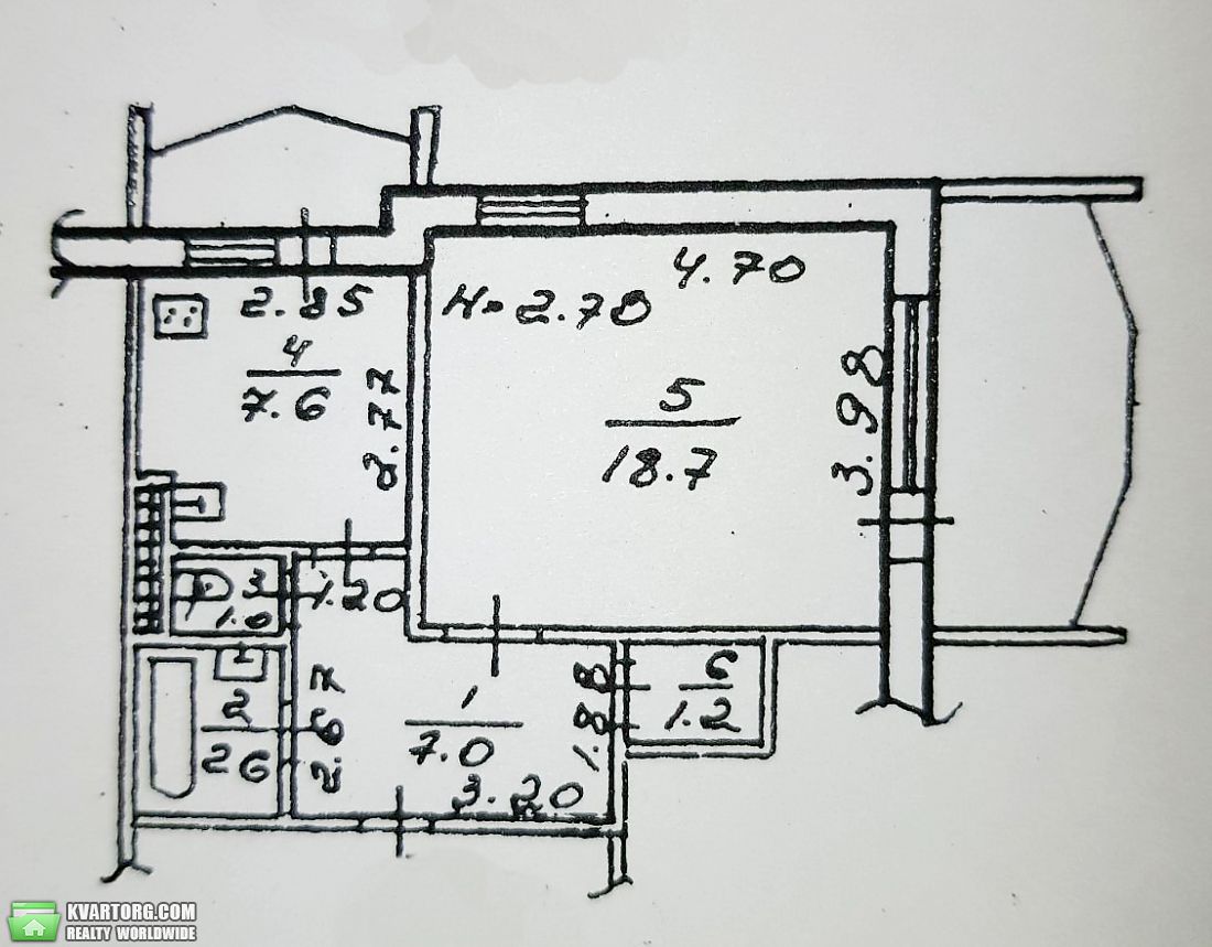 Sell 1-room apartment. Одесса, Сахарова/Заболотного — photo 2