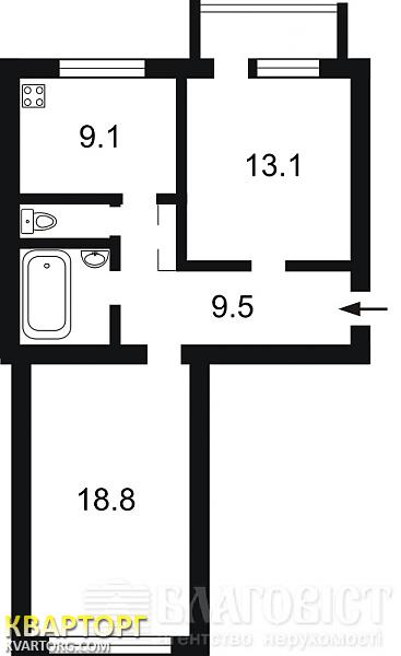 Sell 2-room apartment. Киев,  Киквидзе — photo 2