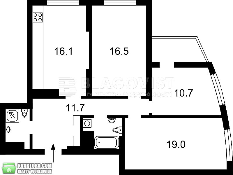 Sell 3-room apartment. Киев, Наумовича Владимира — photo 3