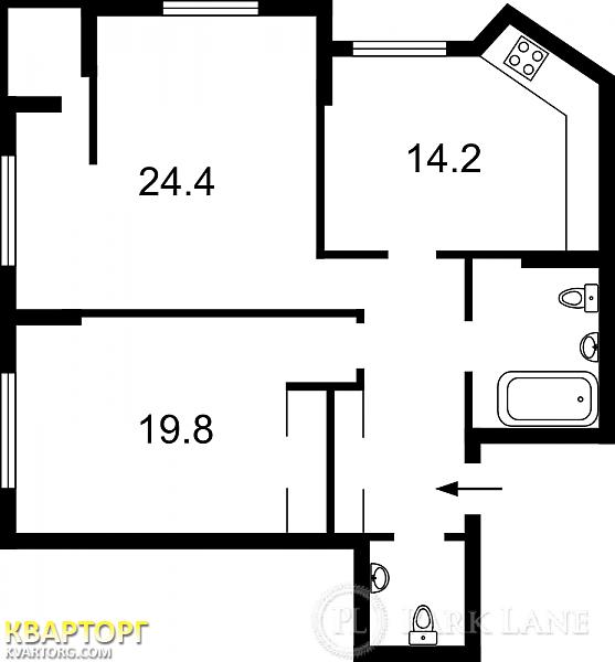 Sell 2-room apartment. Киев,  Героев Сталинграда пр — photo 2