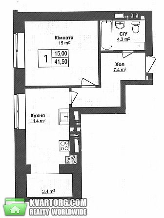 продам 1-комнатную квартиру. Ирпень,  Новооскольская - фото 1