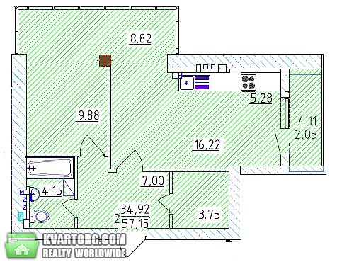 Sell 1-room apartment. Одесса, 13 станция — photo 3