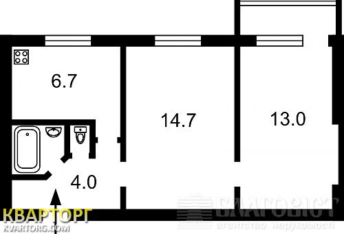 Sell 2-room apartment. Киев,  Владимирская — photo 1