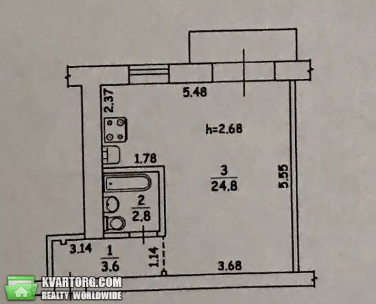 Sell 1-room apartment. Киев,  Краснозвездный пр — photo 6