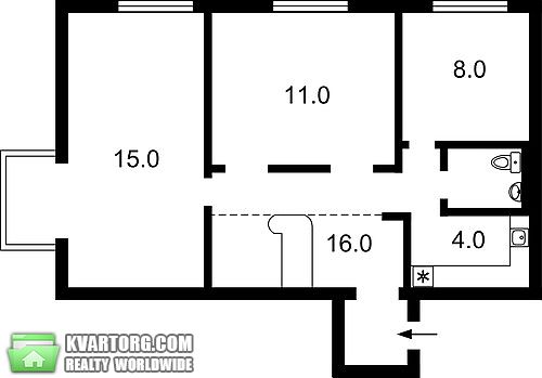 Sell 2-room apartment. Киев,  Богдана Хмельницкого — photo 9