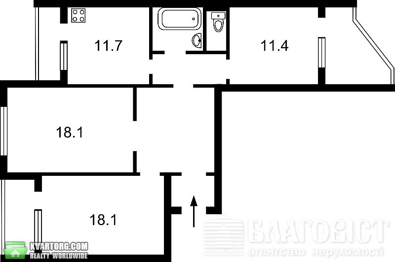 Sell 3-room apartment. Киев,  Эрнста — photo 4
