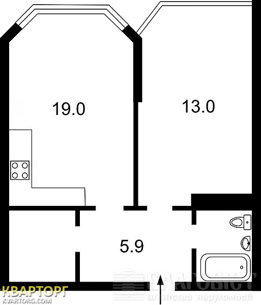 Sell 2-room apartment. Киев, Е. Чавдар — photo 2