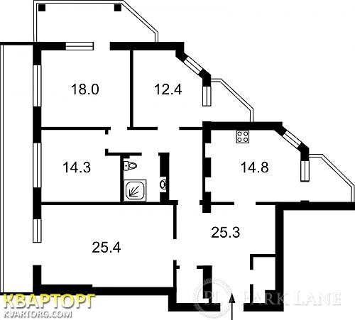 продам 4-комнатную квартиру. Киев,  Черновола - фото 2