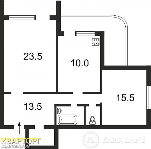 Sell 2-room apartment. Киев, Старонаводницкая — photo 2