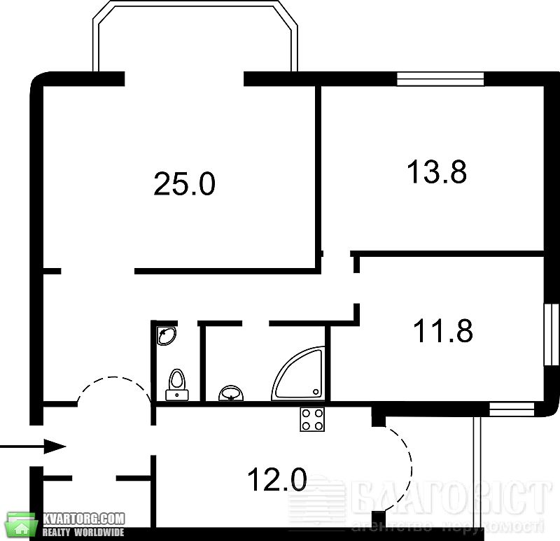 Sell 3-room apartment. Киев,  Победы пр — photo 3