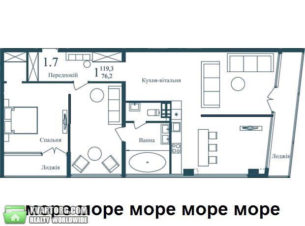 Sell 3-room apartment. Одесса, Французский бульвар — photo 3