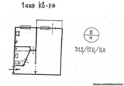 Rent out 1-room apartment. Одесса, Варненская — photo 1