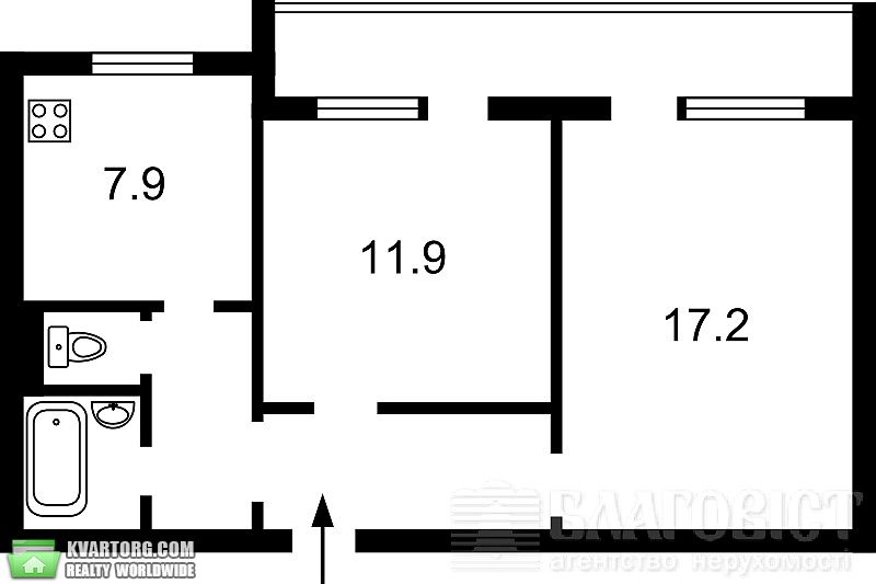 Sell 2-room apartment. Киев,  Северная — photo 2