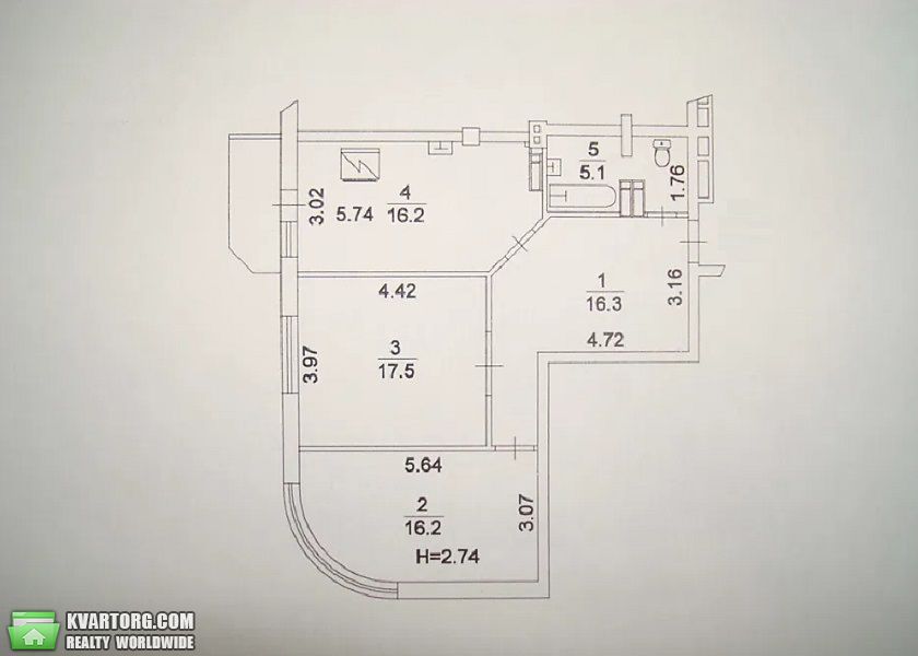 Sell 2-room apartment. Киев, Казацкая — photo 7