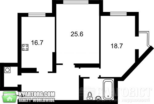 Sell 2-room apartment. Киев, Княжий Затон — photo 2