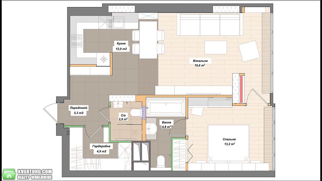 Sell 2-room apartment. Киев,  Драгомирова — photo 9