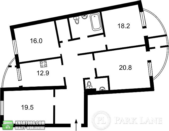 Sell 4-room apartment. Киев,  Днепровская наб — photo 2