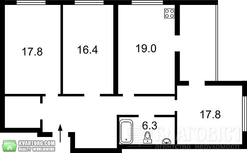 Sell 3-room apartment. Киев,  Кудри — photo 7