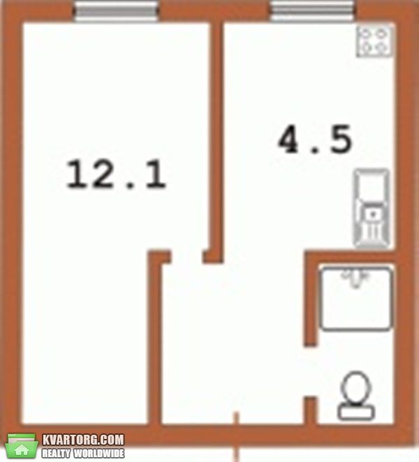Sell 1-room apartment. Киев,  Гречко — photo 8