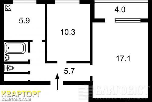 Sell 2-room apartment. Киев, Лятошинского — photo 4