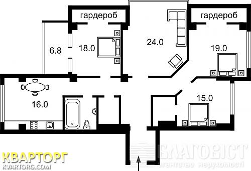 Sell 3-room apartment. Киев,  Драгомирова — photo 3