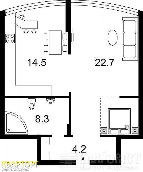 Sell 1-room apartment. Киев,  Героев Сталинграда пр — photo 2