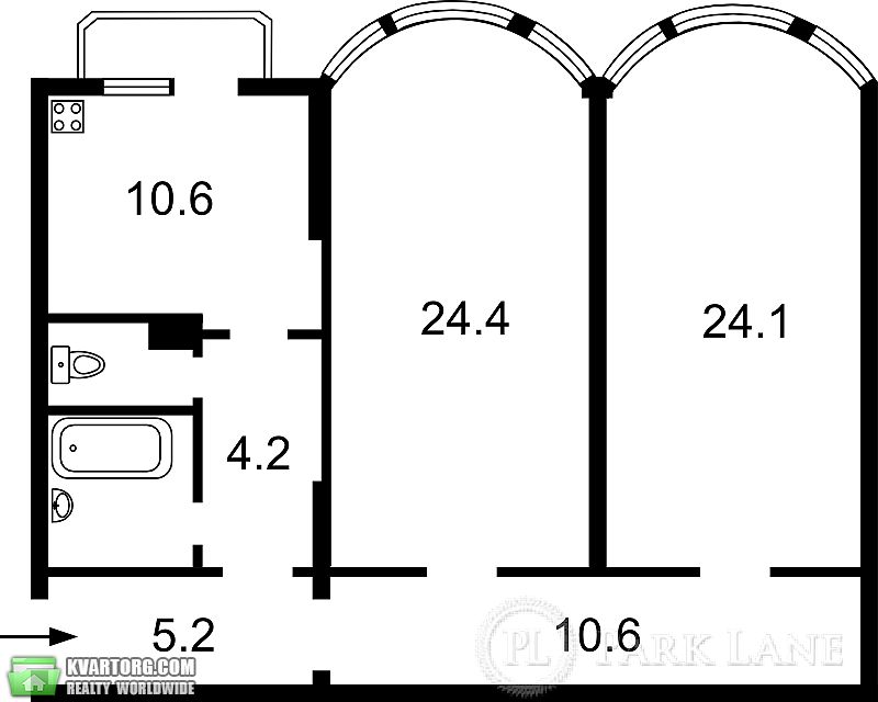 Sell 2-room apartment. Киев,  Харьковское шоссе — photo 4