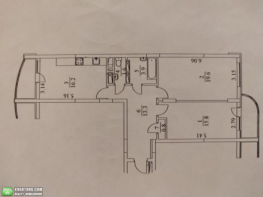 Sell 2-room apartment. Киев, Воскресенская — photo 9