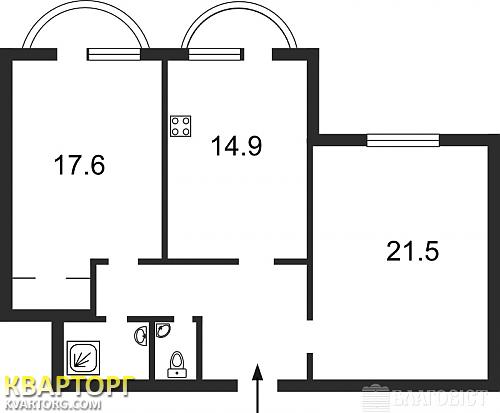 Sell 2-room apartment. Киев,  Феодосийский пер — photo 3