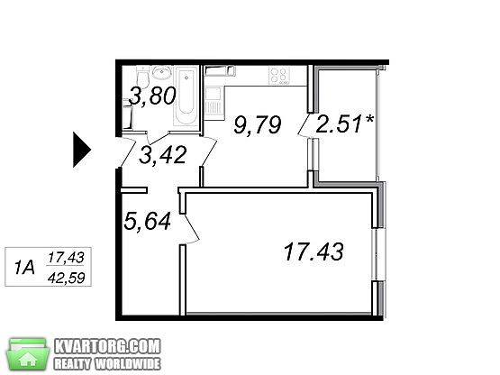 Sell 1-room apartment. Киев,  Глушкова пр — photo 3