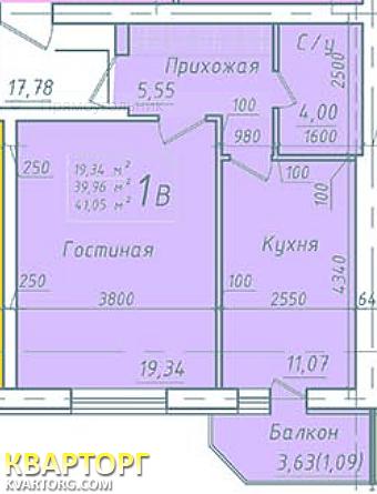 Sell 1-room apartment. Киев, Волошковая — photo 3