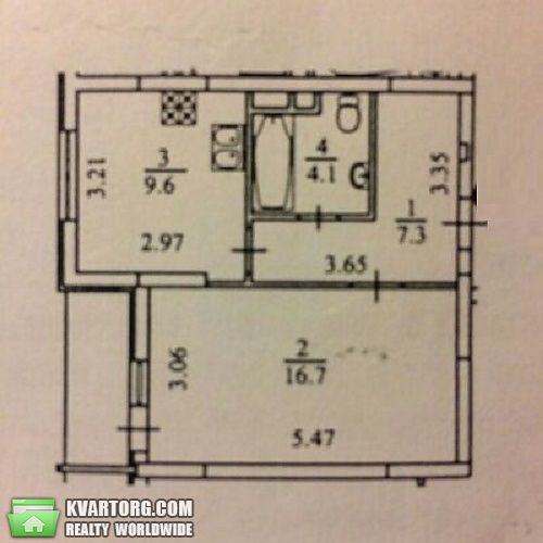 Sell 1-room apartment. Киев,  Ломоносова — photo 3