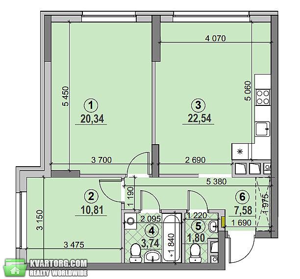 Sell 2-room apartment. Киев, Сверстюка — photo 4